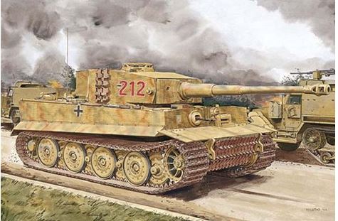 Dragon 6947 1/35 Tiger I Late Production w/Zimmerit (Normandy 1944)